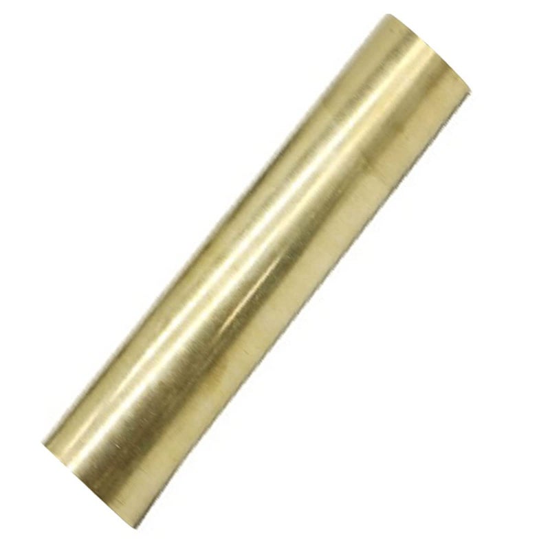 PGCOKO 1 Pcs 25mm / 1 Inch Solid Round Brass Rod Lathe Bar Stock Kit, 1 Inch in Diameter 6 Inch in Length - Image 1